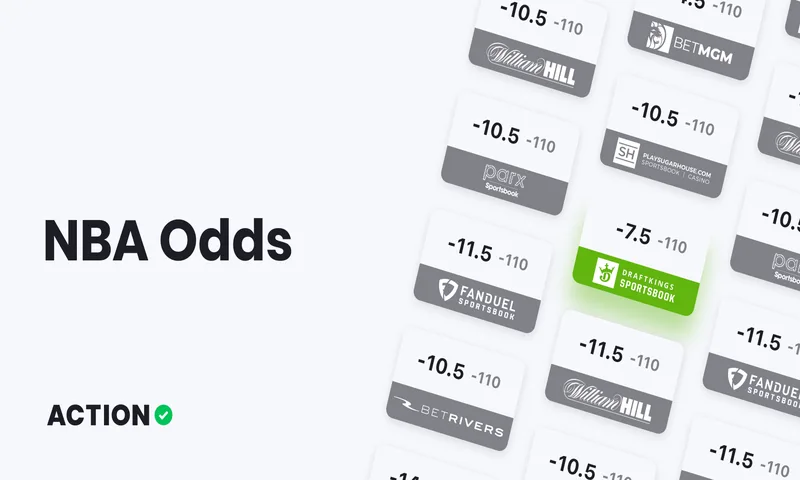 NBA basketball betting point spreads and live game arena court