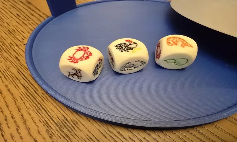 Traditional Myanmar Bu Gyi game board with dice, cards, and betting layout