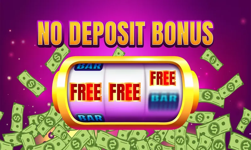 Free trial credit casino token with zero deposit badge and golden sparkles