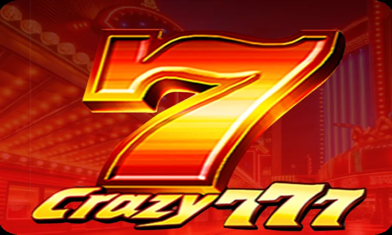 JILI Crazy 777 classic slot machine with single center payline and 4th bonus reel