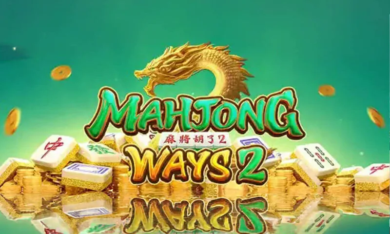PG Soft Mahjong Ways slot reels with Chinese mahjong tiles and golden frames